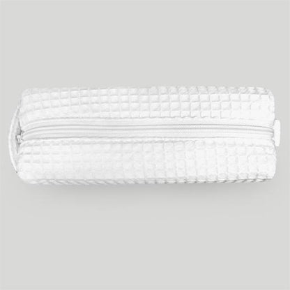Mini White Makeup Bag
