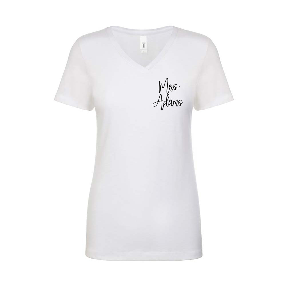 Personalized Mrs. Tee Sweatshirt