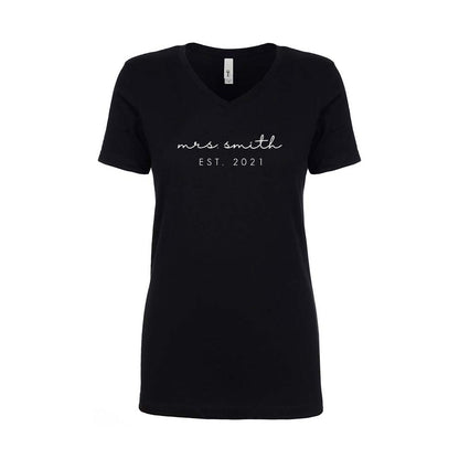 Personalized Mrs., Est. Year Sweatshirt