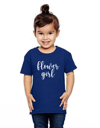 Flower Girl Tee - Cursive Style