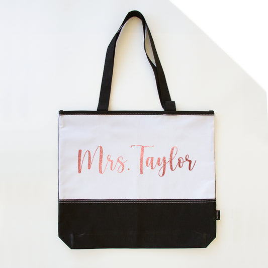 Personalized Mrs. Taylor - Tote Bag