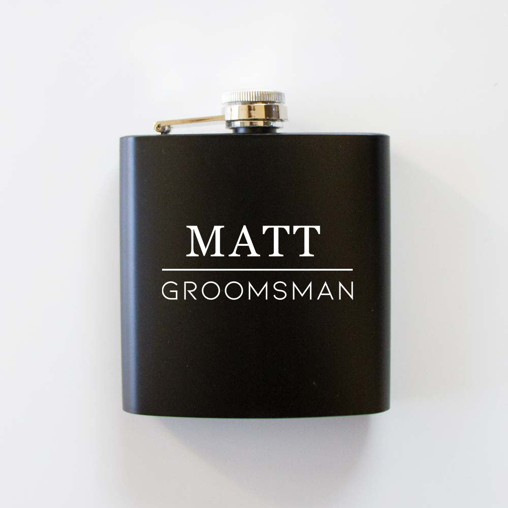 Hip Flask for the Groom