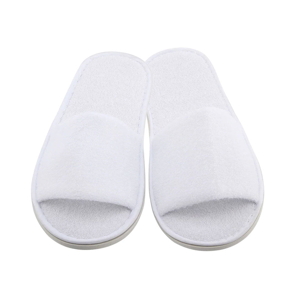 White Youth Open Toed Slipper